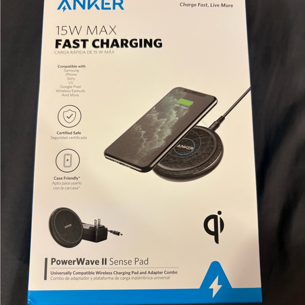 Anker PowerWave II Sense Pad in Black